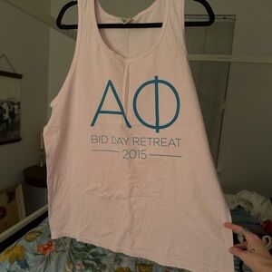 Alabama Alpha Phi Pink Bid Day 2015 Tank Top